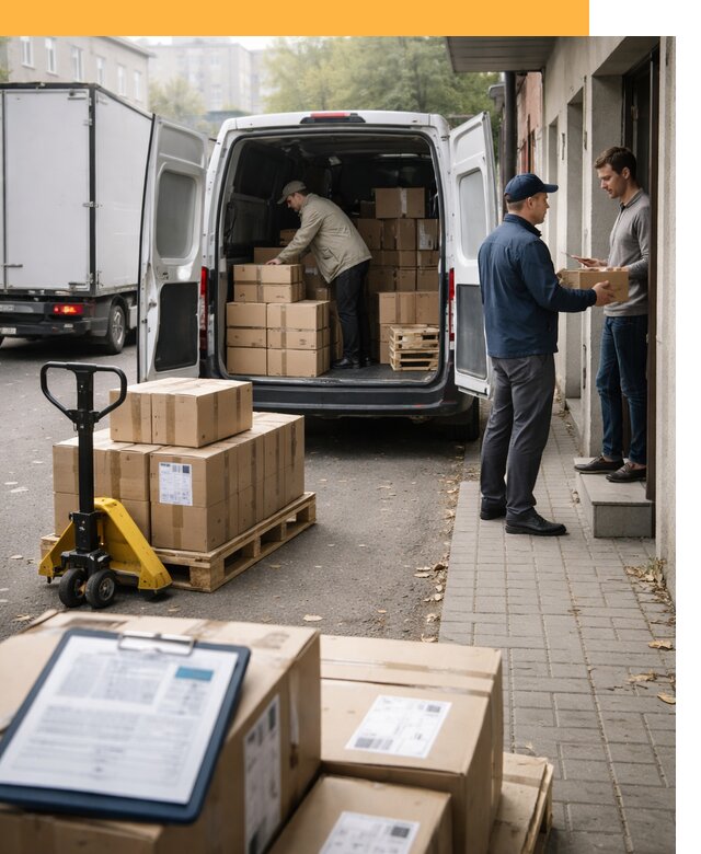 Доставка грузов от двери до двери с таможней от 46836 руб.