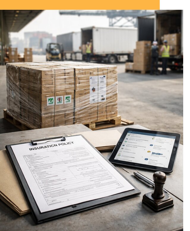 Страхование международных грузов от 3643 руб, полная защита