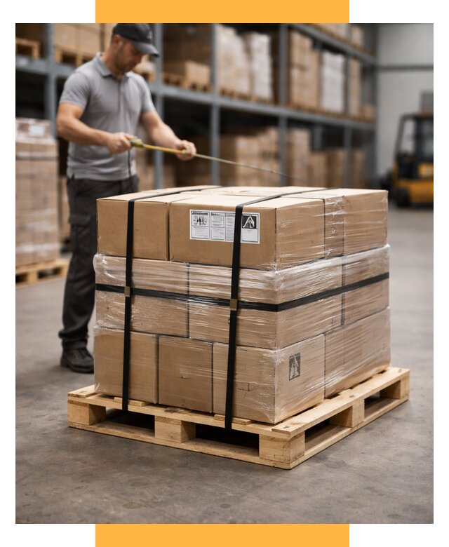 Упаковка и паллетирование грузов от 3643 р. | СетСервис-Рбн
