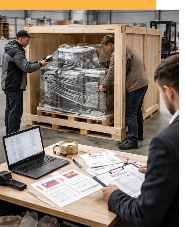 Доставка промышленного оборудования из США от 67652 руб