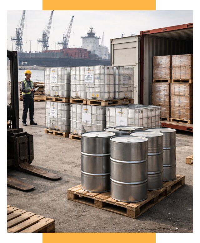 Доставка химического сырья из Индии от 260200 р. | СетСервис-Рбн