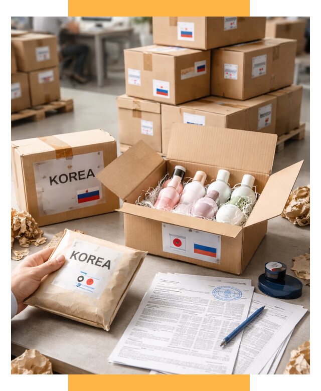 Доставка косметики из Кореи от 8847 р. под ключ | СетСервис-Рбн