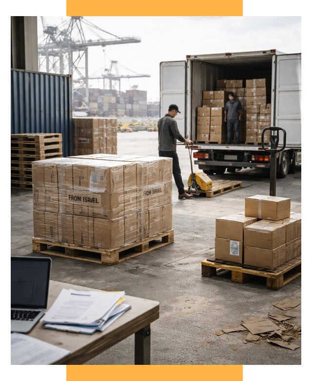 Доставка грузов из Израиля от 15612 р., логистика от СетСервис-Рбн