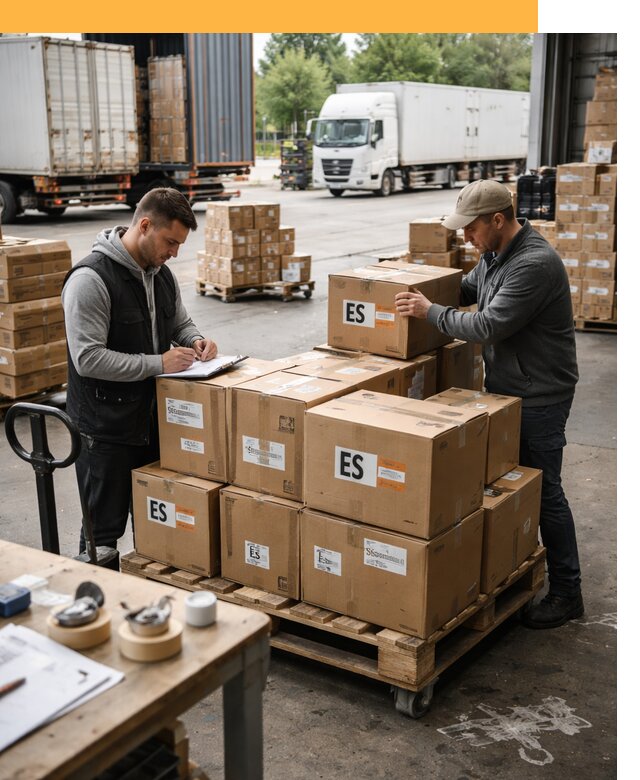 Доставка грузов в Испанию автотранспортом от 36428 руб