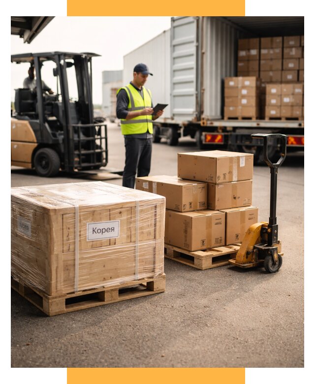 Доставка грузов в Корею из России от 36428 р. | СетСервис-Рбн