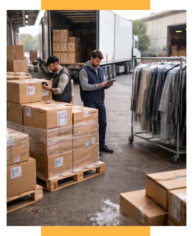 Перевозка и доставка одежды из Китая от 7806 р., СетСервис-Рбн