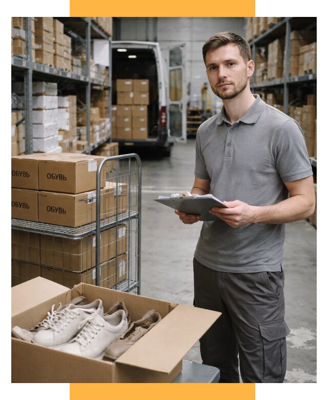 Доставка обуви из Китая и Турции от 4684 р. СетСервис-Рбн