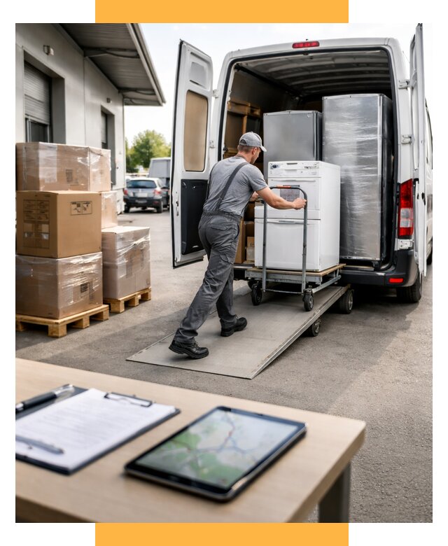 Перевозка бытовой техники от 6765 р. - логистика СетСервис-Рбн