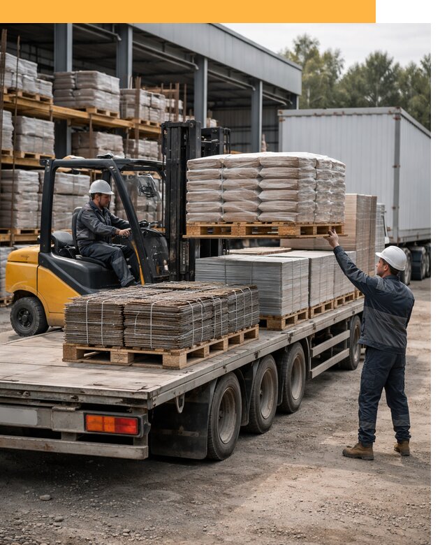 Перевозка строительных материалов по миру от 5724 руб