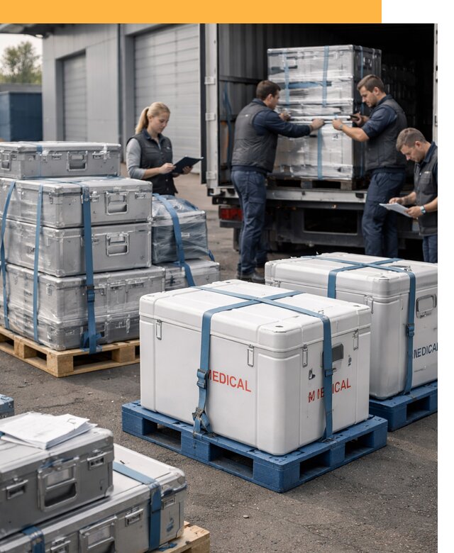 Перевозка медицинского оборудования по всему миру от 15612 руб