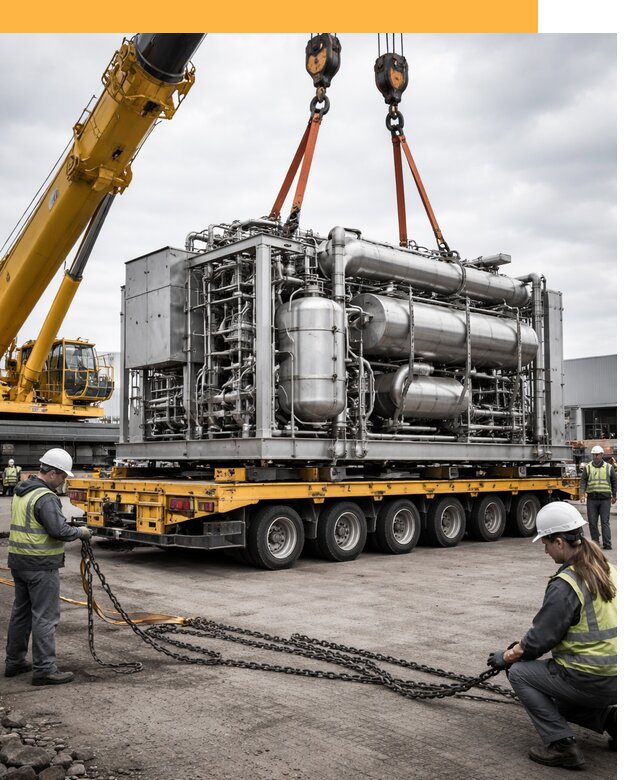 Перевозка тяжеловесных грузов по миру от 156120 руб