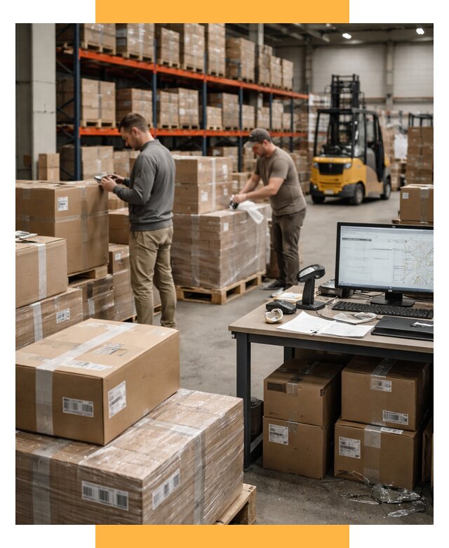 Склад консолидации в Европе от 6765 р., услуги СетСервис-Рбн